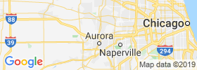 North Aurora map